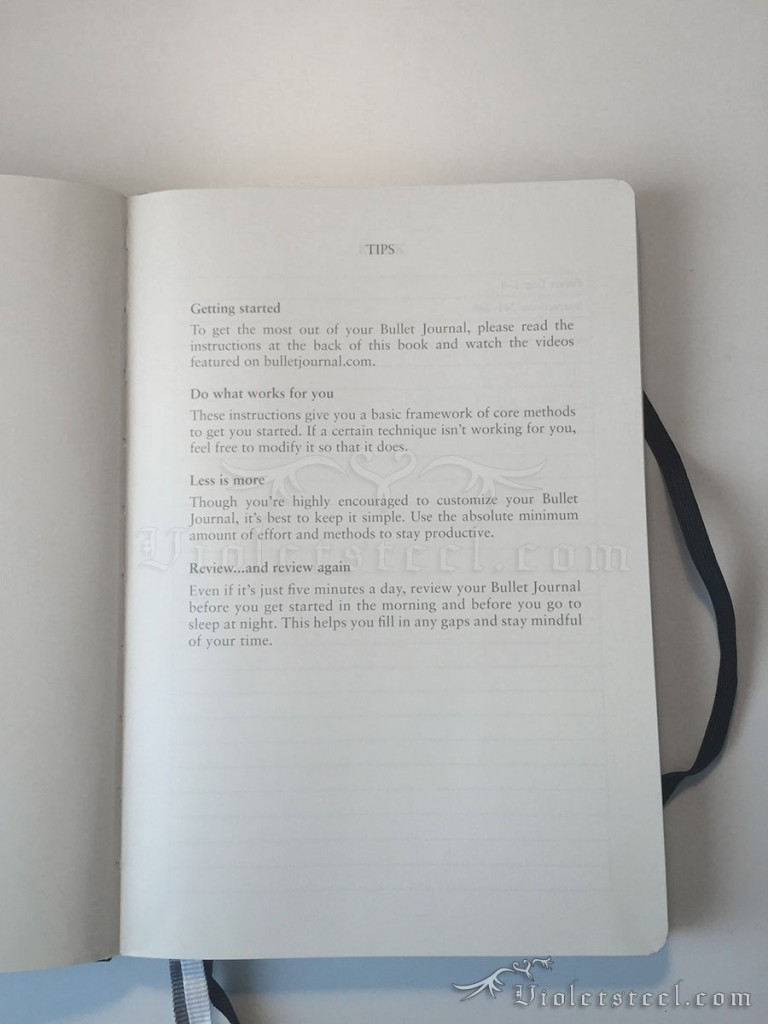 Bullet Journal Kickstarter Notebook Violetsteel